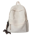 Corduroy Texture School Backpack with Padded Adjustable Straps, view 3