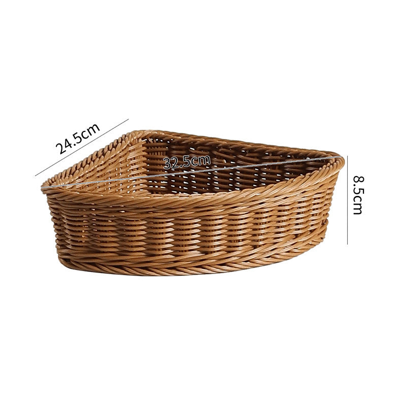 Corner Woven Storage Basket | Thrascher