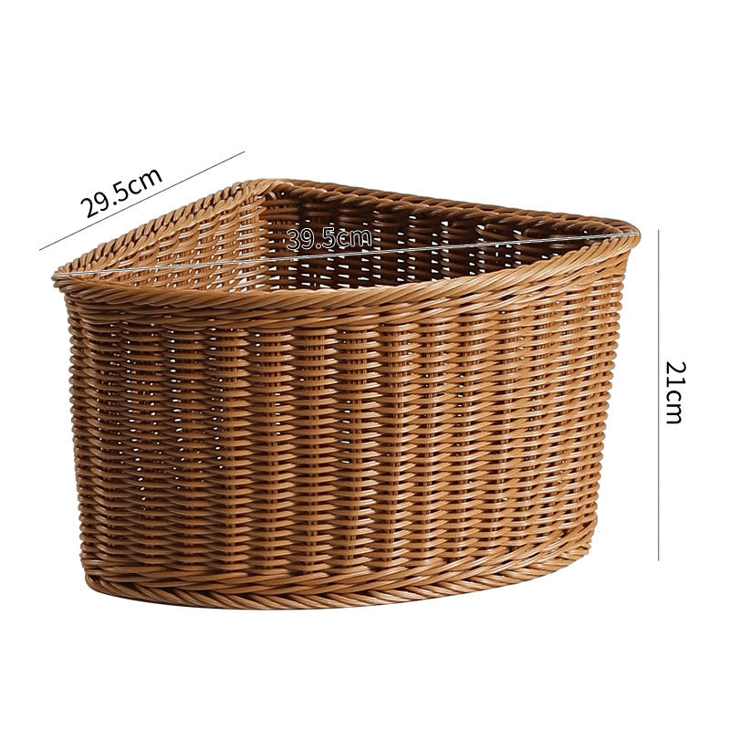 Corner Woven Storage Basket | Thrascher