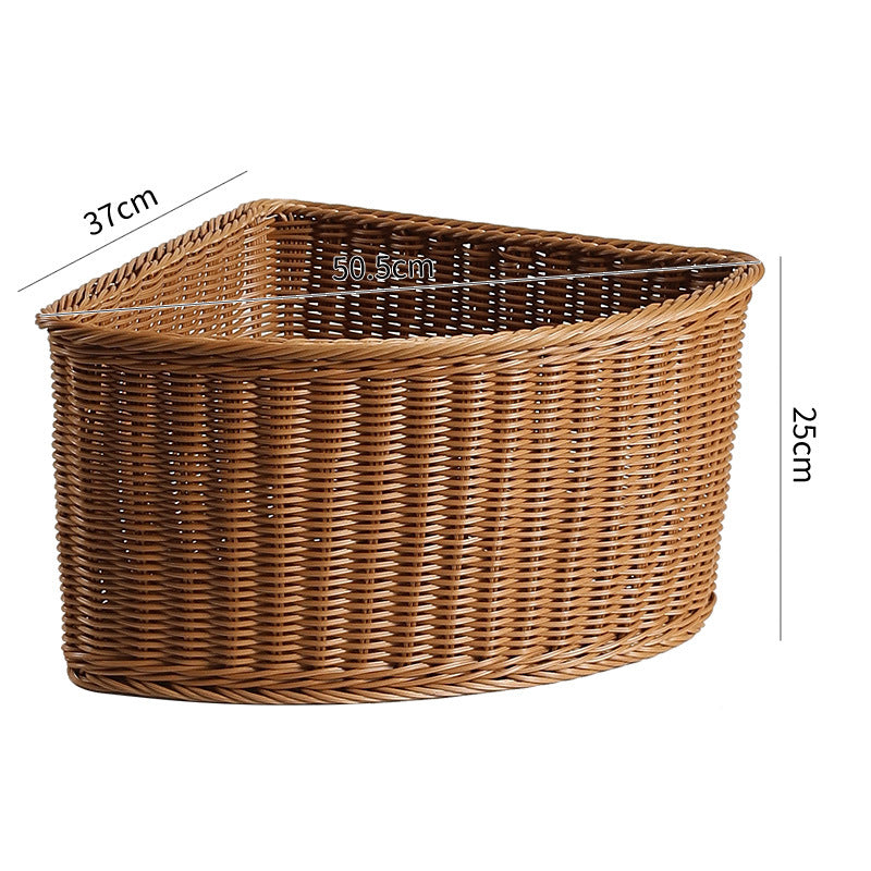 Corner Woven Storage Basket | Thrascher