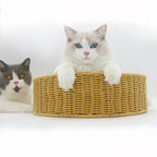 Cozy Cat Basket made of Woven Material | Thrascher