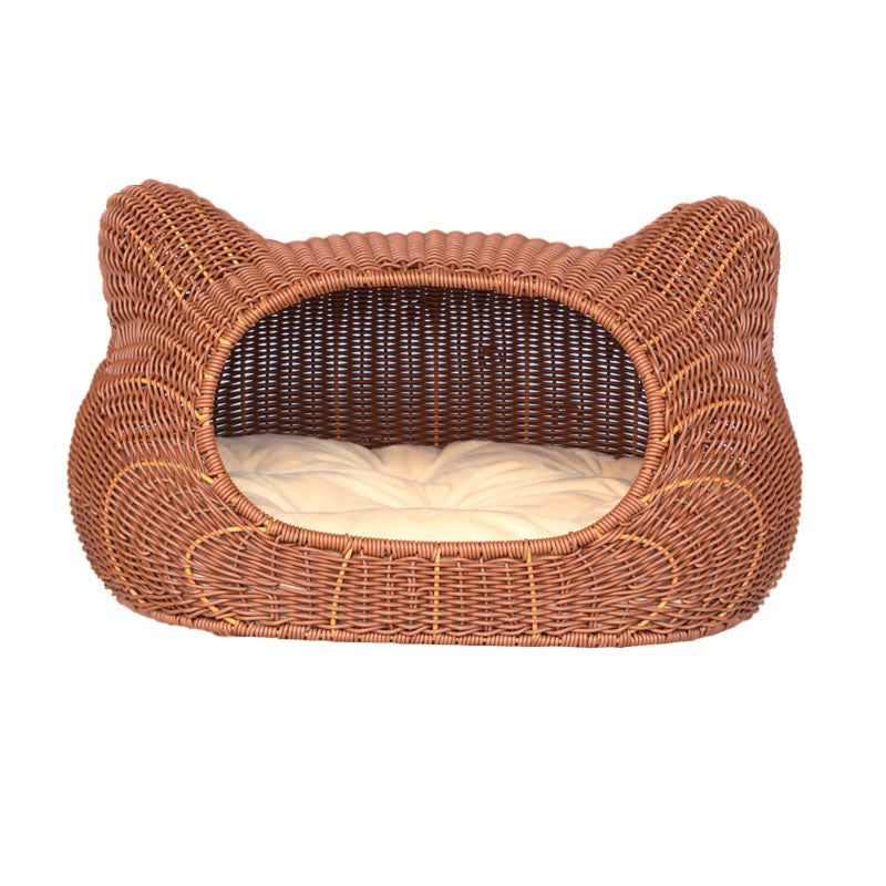 Cozy Cat Basket with Ear Design | Thrascher