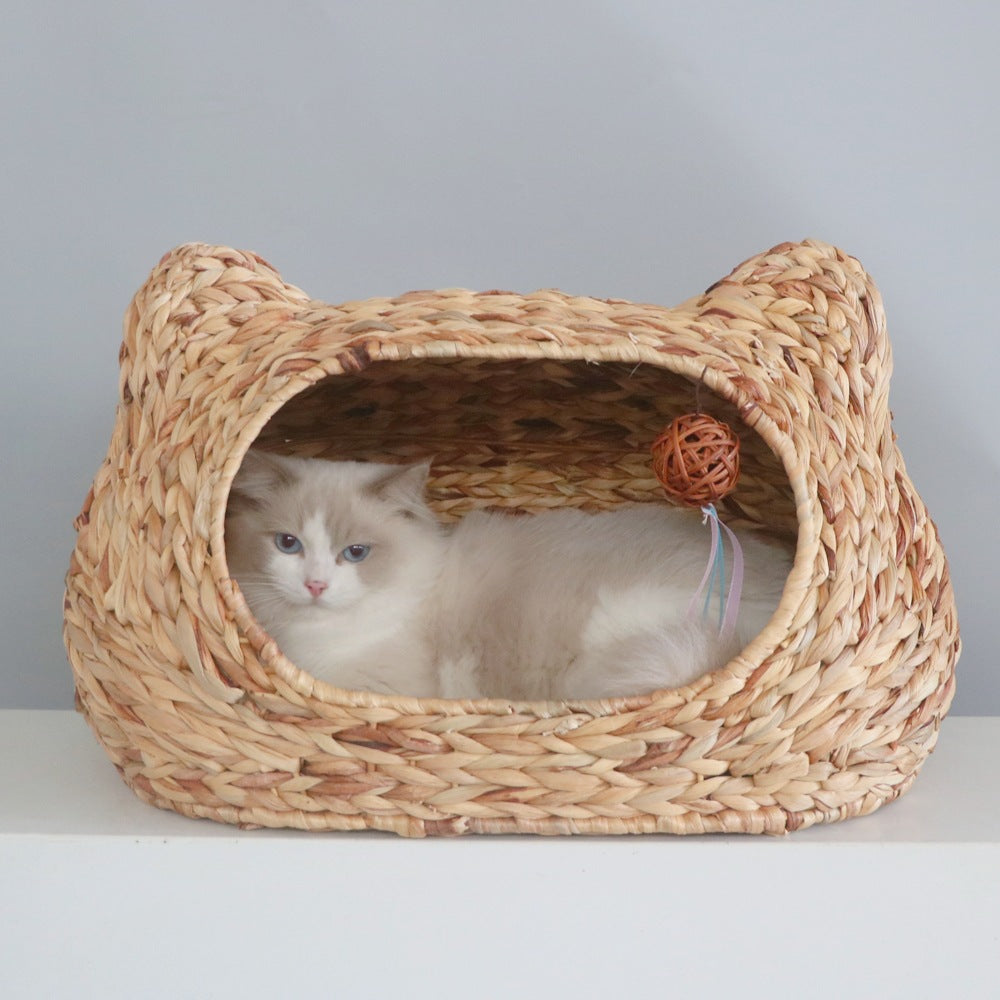 Cozy Cat Basket with Ear Design | Thrascher