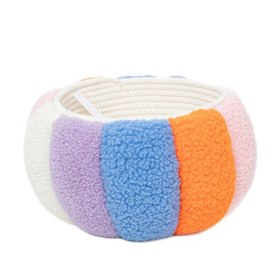 Cozy Storage Basket made of Soft Fleece | Thrascher