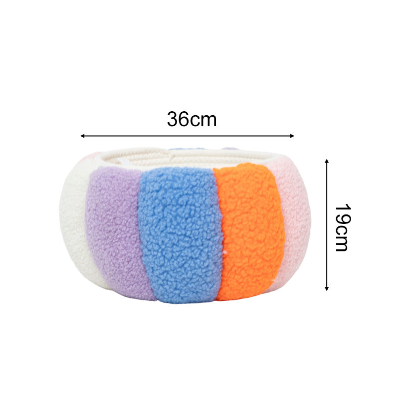 Cozy Storage Basket made of Soft Fleece | Thrascher