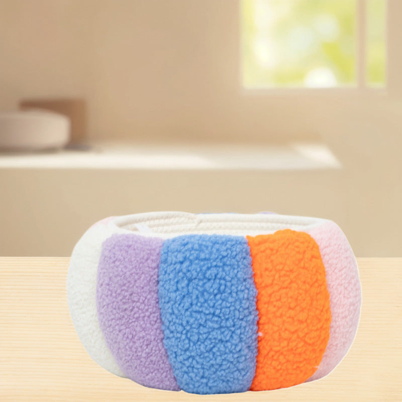 Cozy Storage Basket made of Soft Fleece | Thrascher