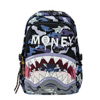 Creative Cartoon Shark Backpack for School, Travel and Daily Use, view 4
