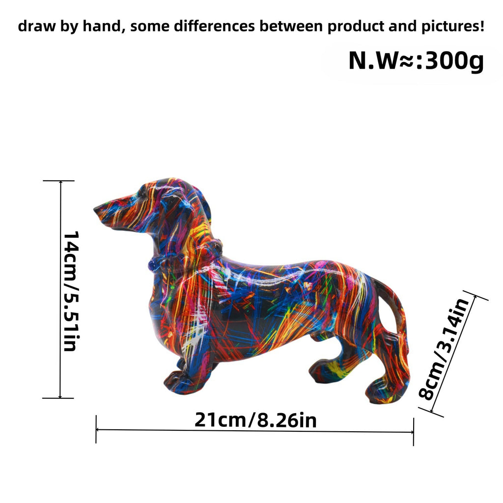 Creative Decorative Figure of a Dachshund | Thrascher