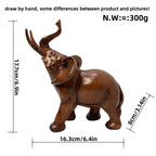 Creative Elephant Figurine with Colorful Design | Thrascher
