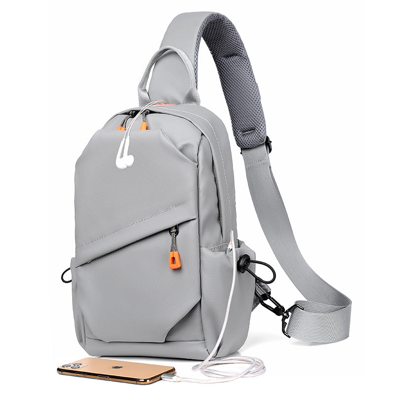 Crossbody Bag with Adjustable Strap, Water-Repellent Material, view 5