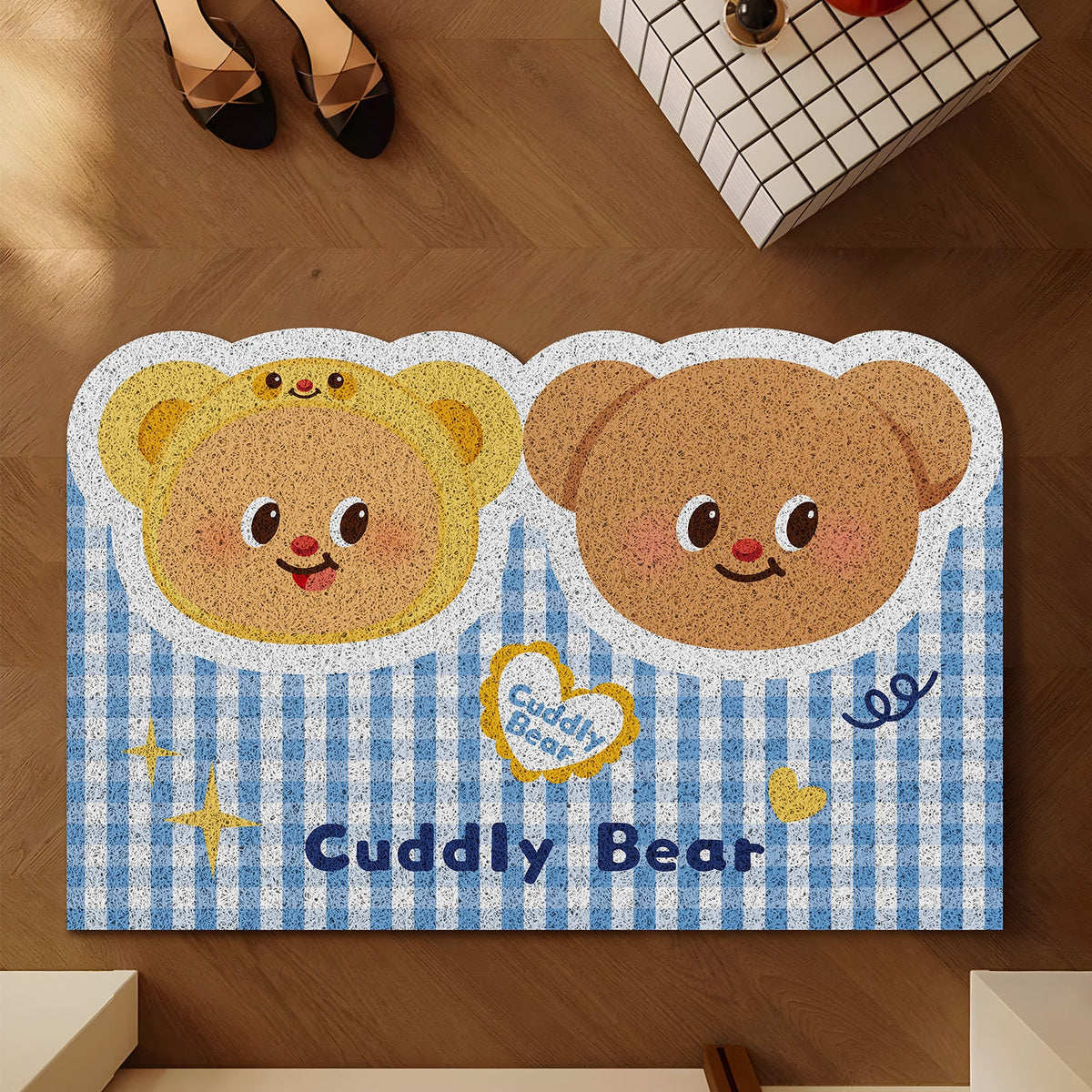 Cuddly Bear-Themed Indoor Area Mat | Thrascher