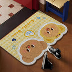 Cuddly Bear-Themed Indoor Area Mat | Thrascher