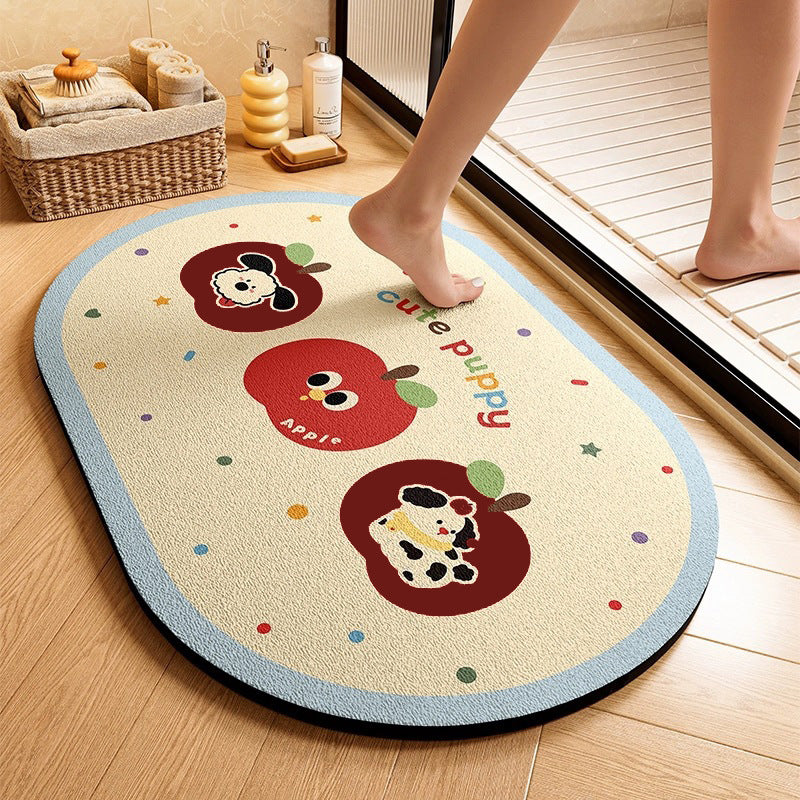 Cute Animal-Themed Memory Foam Bath Mat | Thrascher
