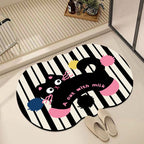 Cute Cartoon Animal Bath Mat | Thrascher