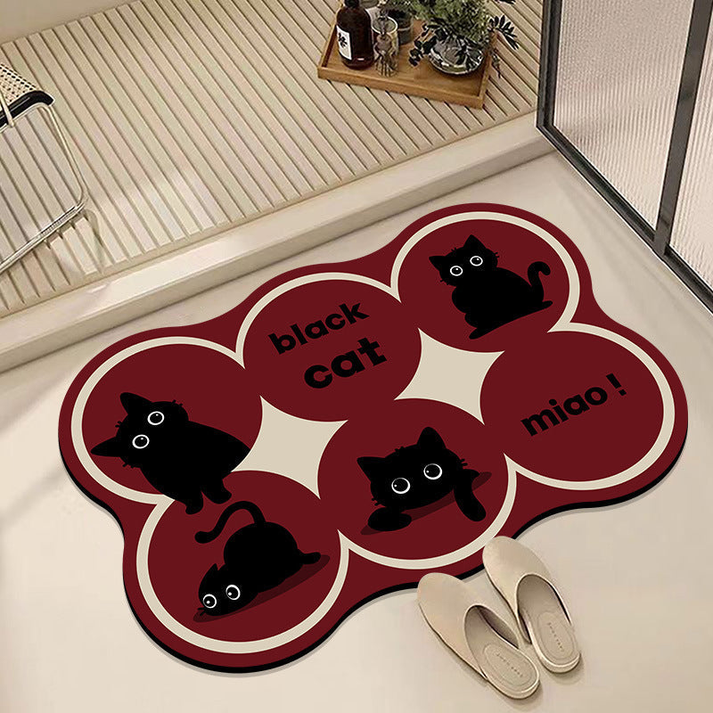 Cute Cartoon Animal Bath Mat | Thrascher