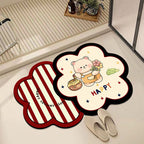 Cute Cartoon Animal Bath Mat | Thrascher