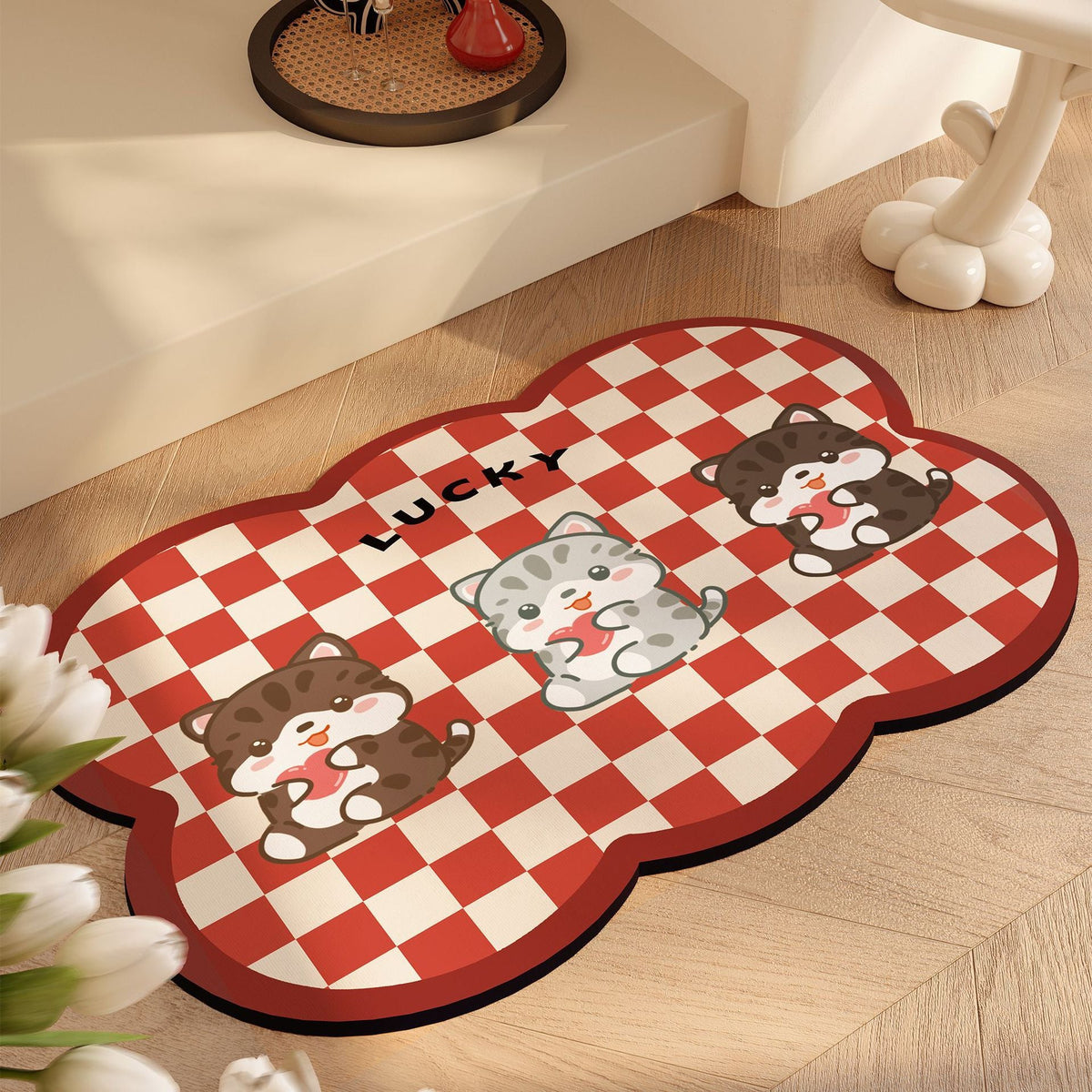 Cute Cartoon Animal Bath Mat | Thrascher