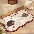 Cute Cartoon Animal Bath Mat | Thrascher