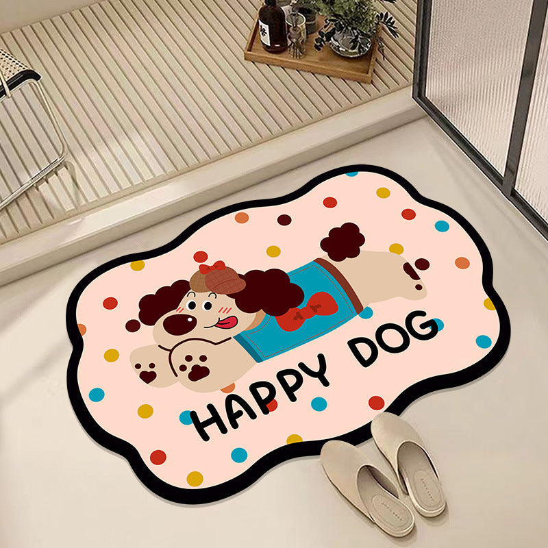 Cute Cartoon Animal Bath Mat | Thrascher