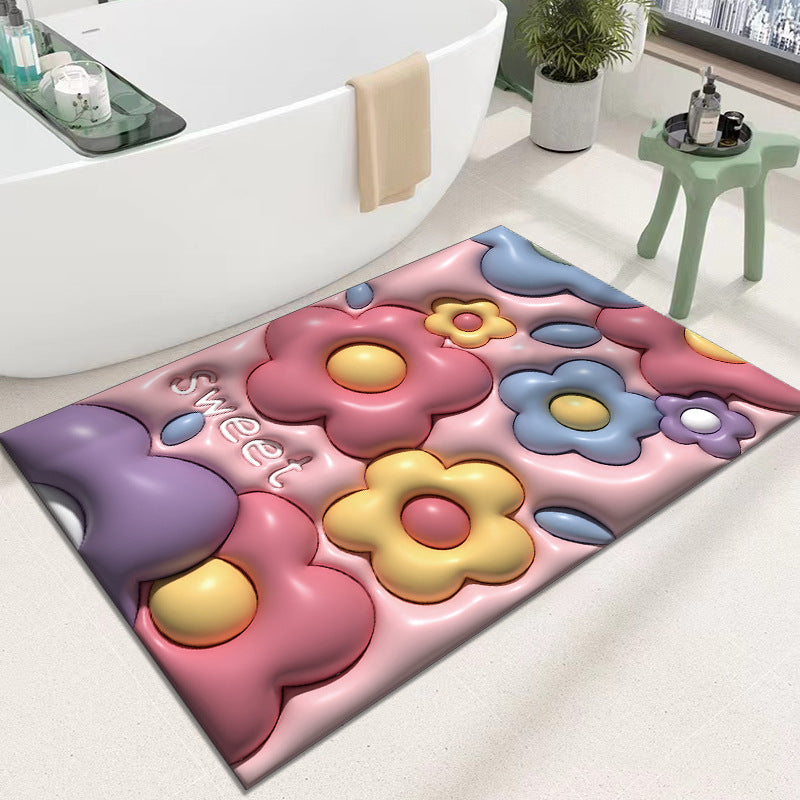 Cute Cartoon Cat Shape Bath Mat | Thrascher