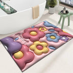 Cute Cartoon Cat Shape Bath Mat | Thrascher