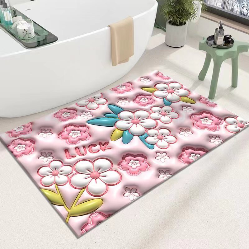 Cute Cartoon Cat Shape Bath Mat | Thrascher