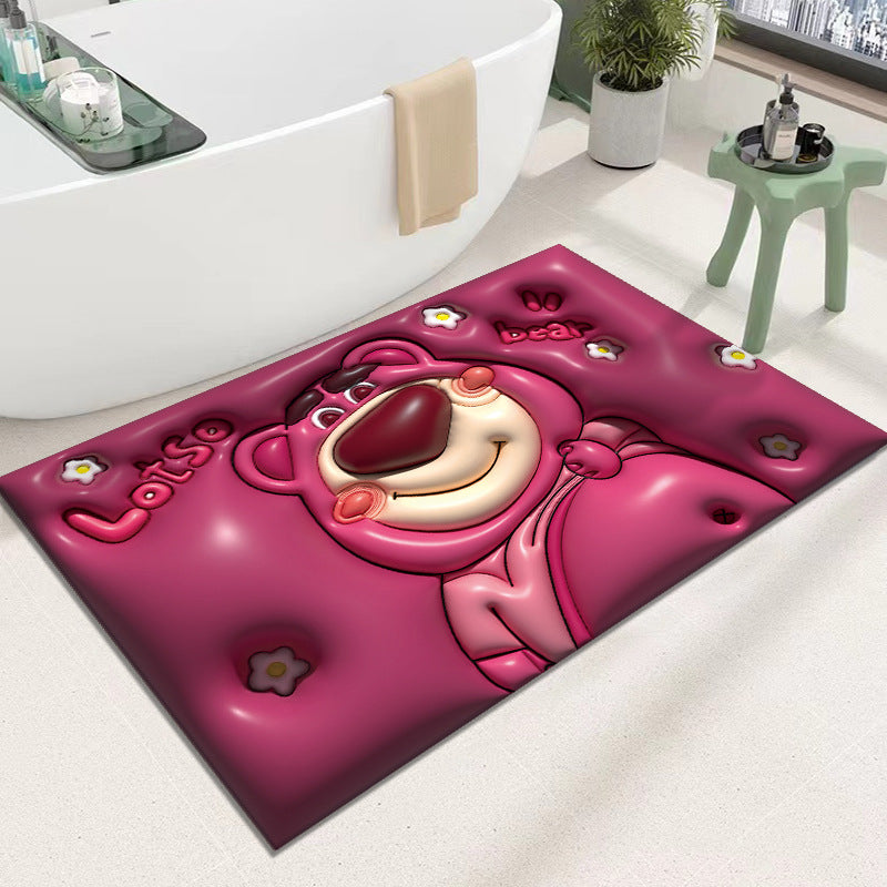 Cute Cartoon Cat Shape Bath Mat | Thrascher
