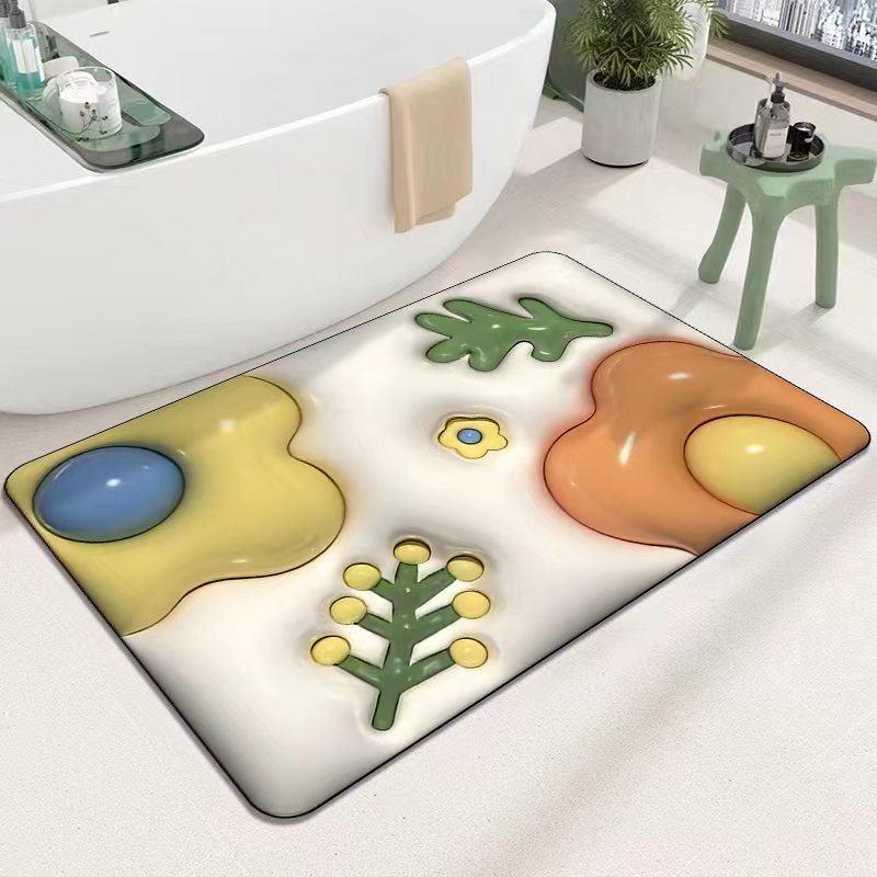 Cute Cartoon Cat Shape Bath Mat | Thrascher
