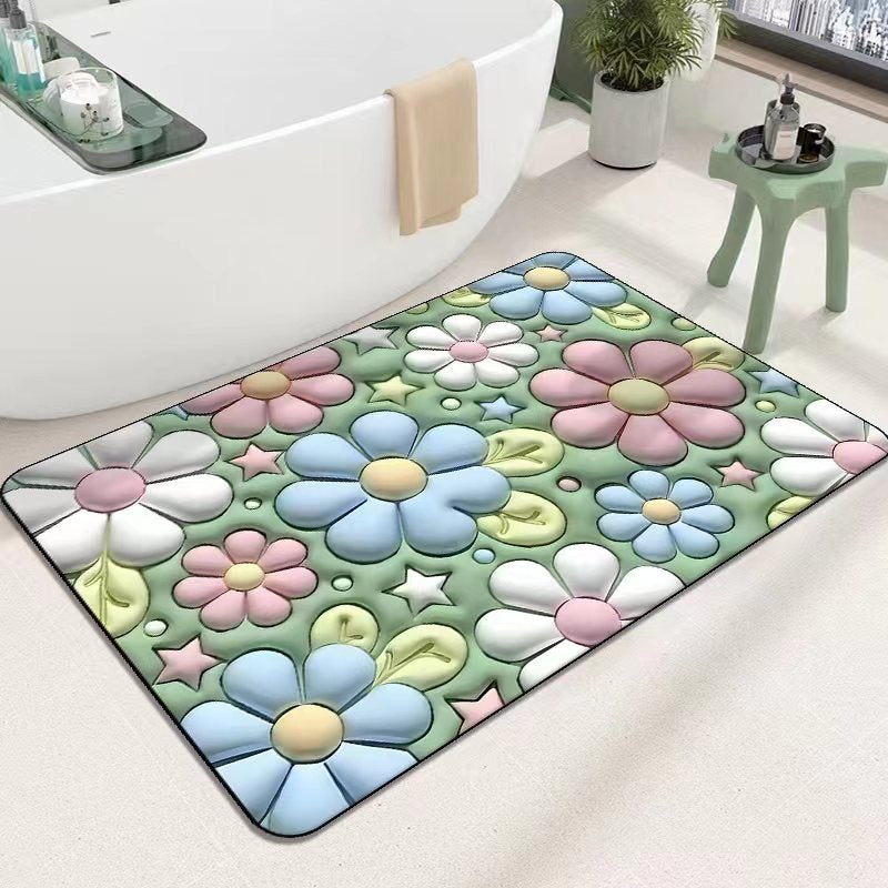 Cute Cartoon Cat Shape Bath Mat | Thrascher