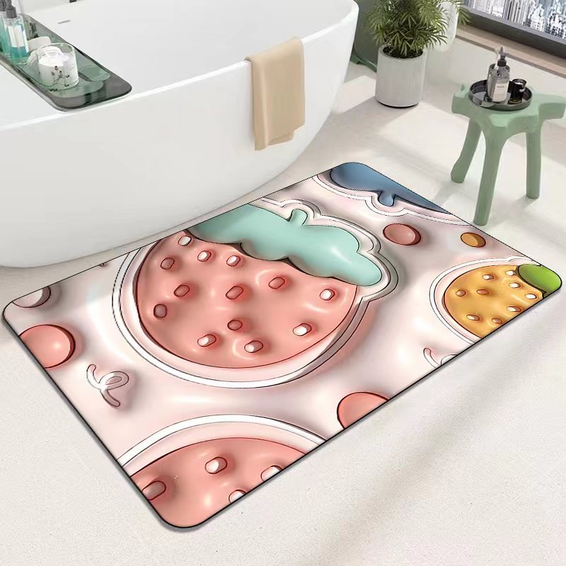Cute Cartoon Cat Shape Bath Mat | Thrascher