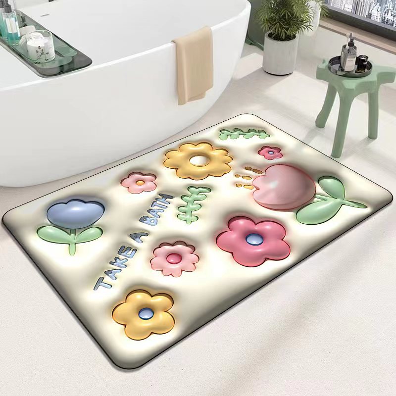 Cute Cartoon Cat Shape Bath Mat | Thrascher