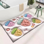 Cute Cartoon Cat Shape Bath Mat | Thrascher