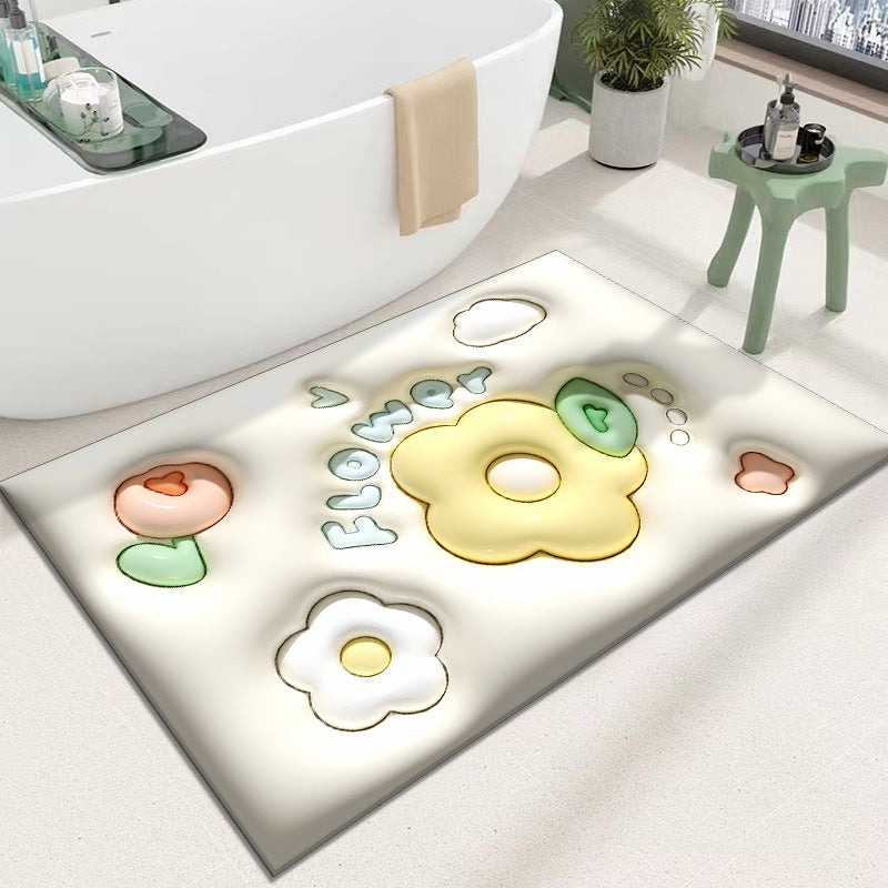 Cute Cartoon Cat Shape Bath Mat | Thrascher