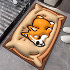 Cute Cartoon Cat Shape Bath Mat | Thrascher