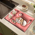 Cute Cartoon Dog-Themed Kitchen Mat | Thrascher