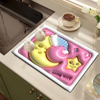 Cute Cartoon Dog-Themed Kitchen Mat | Thrascher
