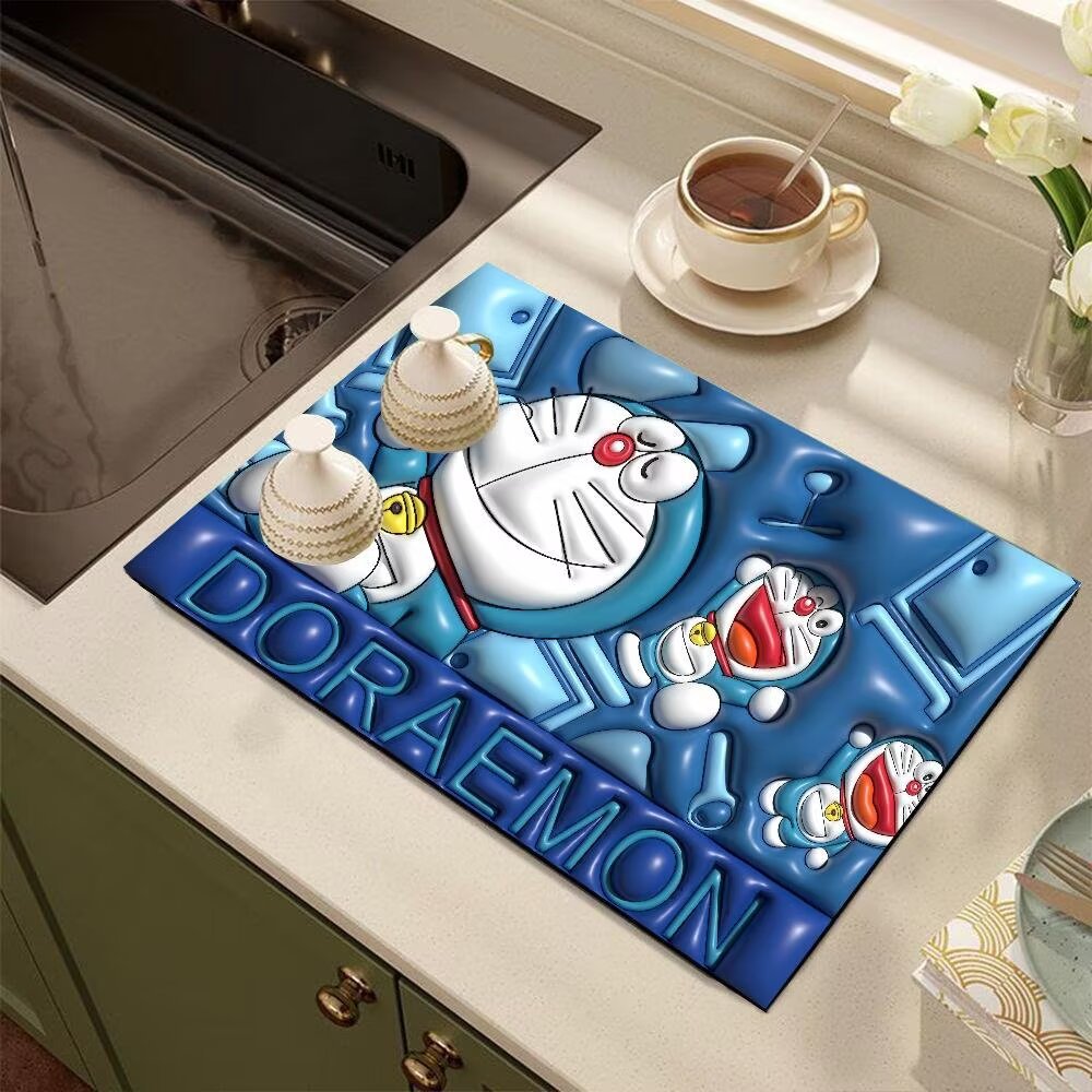 Cute Cartoon Dog-Themed Kitchen Mat | Thrascher
