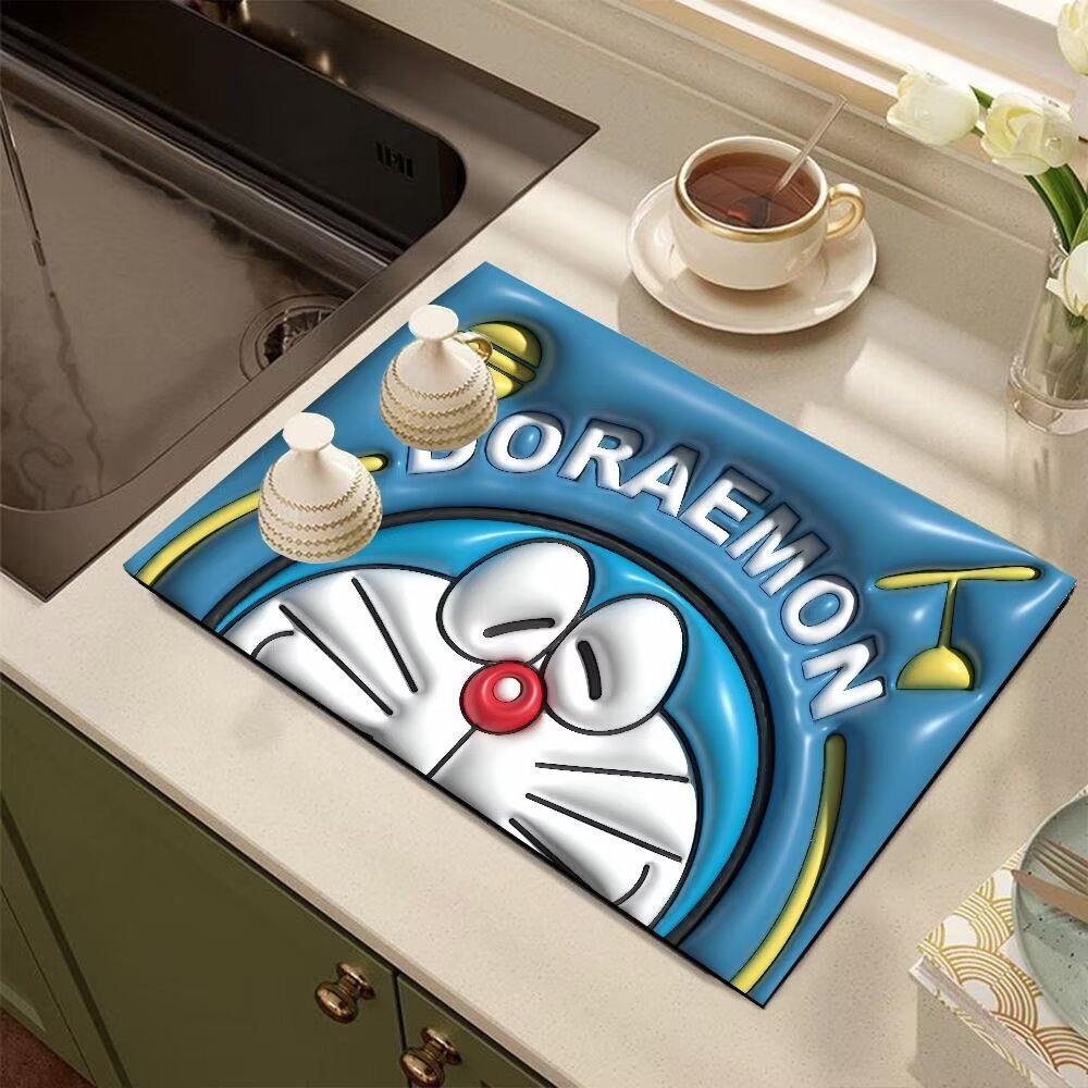 Cute Cartoon Dog-Themed Kitchen Mat | Thrascher