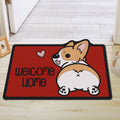 Cute Cartoon Dog Welcome Mat | Thrascher