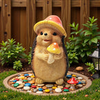 Cute Hedgehog Sculpture with Fruit | Thrascher