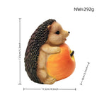 Cute Hedgehog Sculpture with Fruit | Thrascher