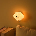 Cute LED Cloud Wall Night Light for the Children's Room with a Soft Warm Glow | Thrascher