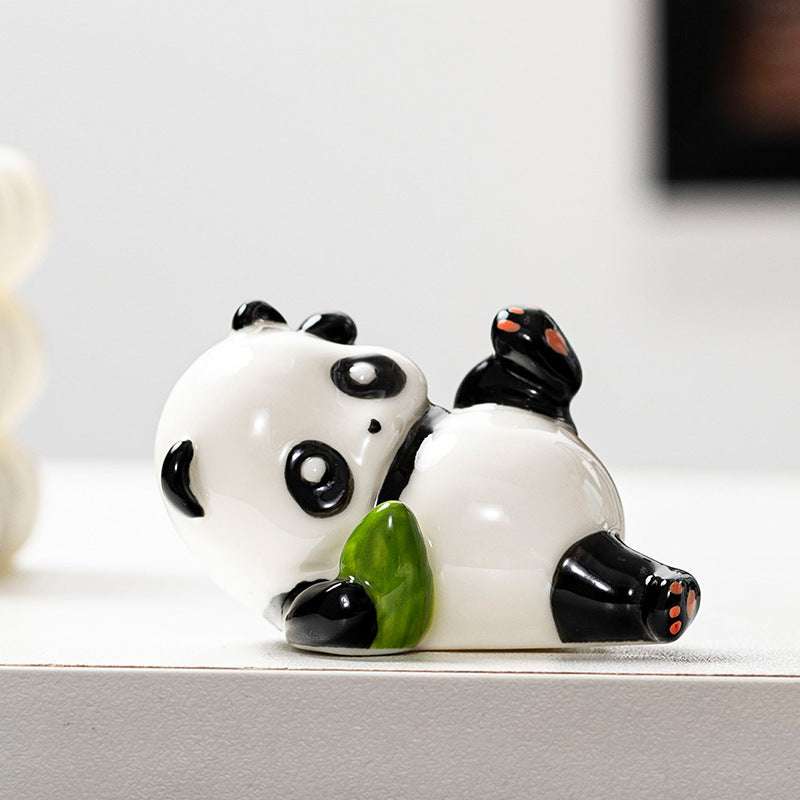 Cute Panda Decorative Figure | Thrascher