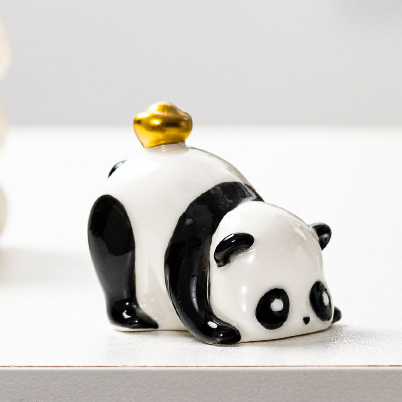 Cute Panda Decorative Figure | Thrascher