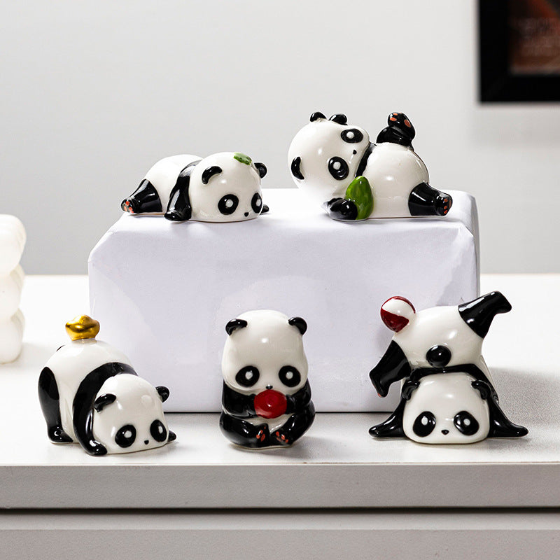 Cute Panda Decorative Figure | Thrascher