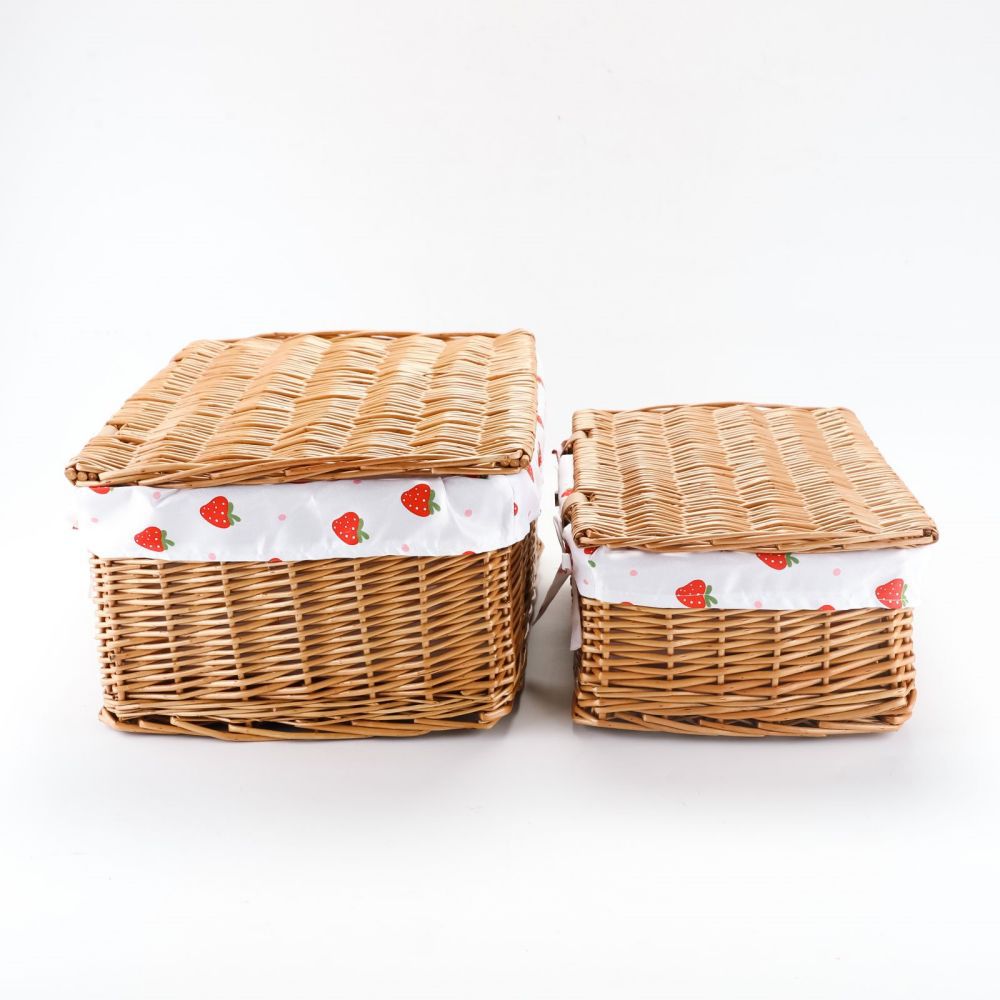 Cute Storage Basket with Strawberry Pattern | Thrascher