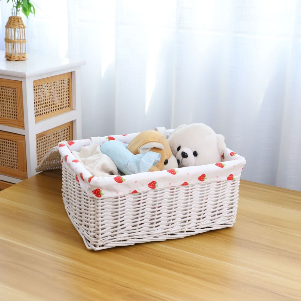 Cute Storage Basket with Strawberry Pattern | Thrascher