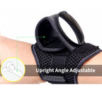 Cycling Wrist Mirror with Adjustable Hook-and-Loop Strap and Pocket, view 4
