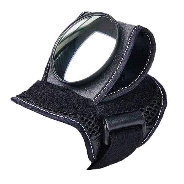 Cycling Wrist Mirror with Adjustable Hook-and-Loop Strap and Pocket, view 7