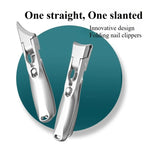 Precision Nail Clippers, Straight or 25° Angled Edge, Die-Cast Metal